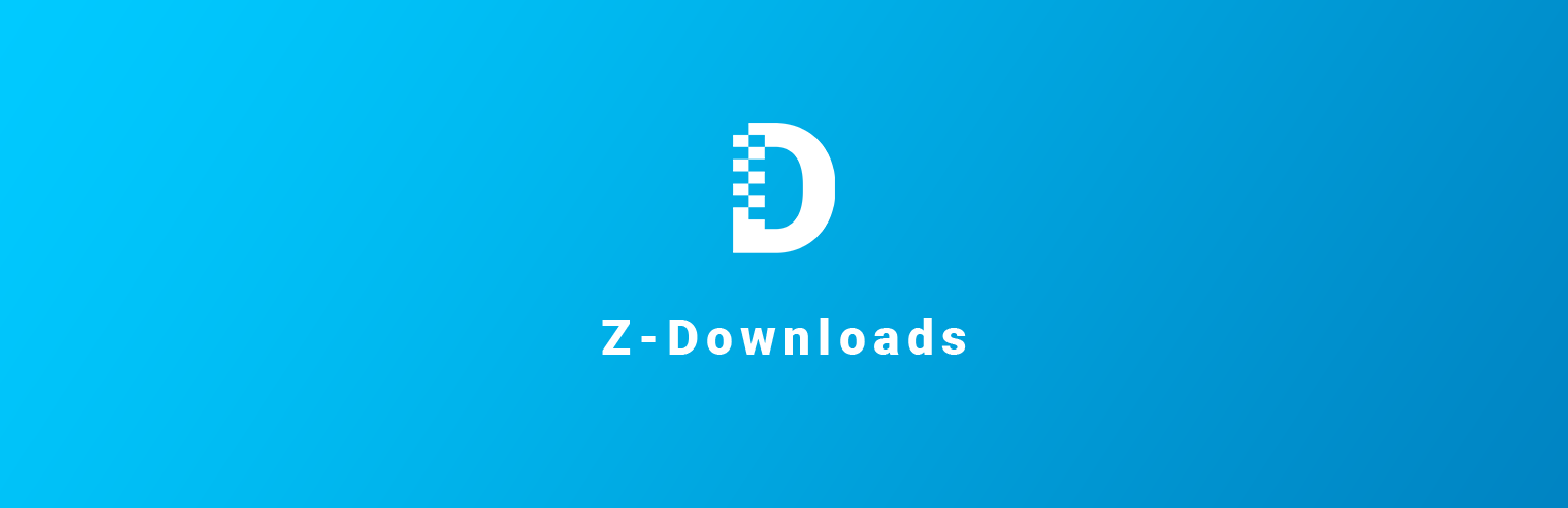 Z-Downloads WordPress Download Manager Plugin Banner
