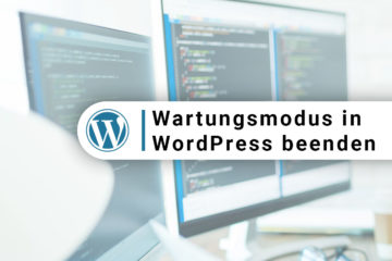 WordPress Wartungsmodus manuell beenden